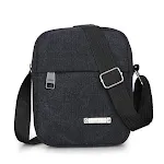 Canvas schoudertas heren, casual. Ideaal voor dagelijks gebruik. Comfortabel, stijlvol en praktisch voor werk of vrije tijd. De perfecte messenger bag. — foto 7