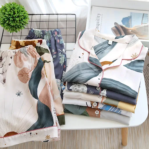 Title 7, Summer Womens New Cotton Silk Short-sleeved Sh...