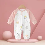 Macacão de inverno para bebê Roupa de recém-nascido Macacão quente para outono e inverno, perfeito para manter seu bebê aquecido e confortável — foto 2