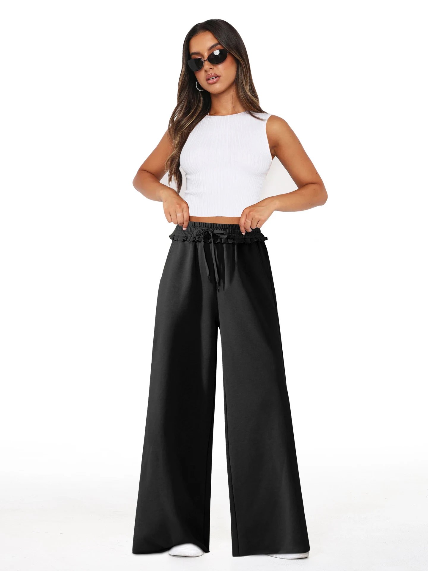 Versatile Pocket Straight Wide-leg Pants Comfort and Style Combined Perfect for Everyday Wear and Any Occasion Modern an — photo 11