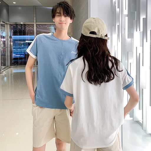 Title 6, Solid Color Loose Student Couple Outfit