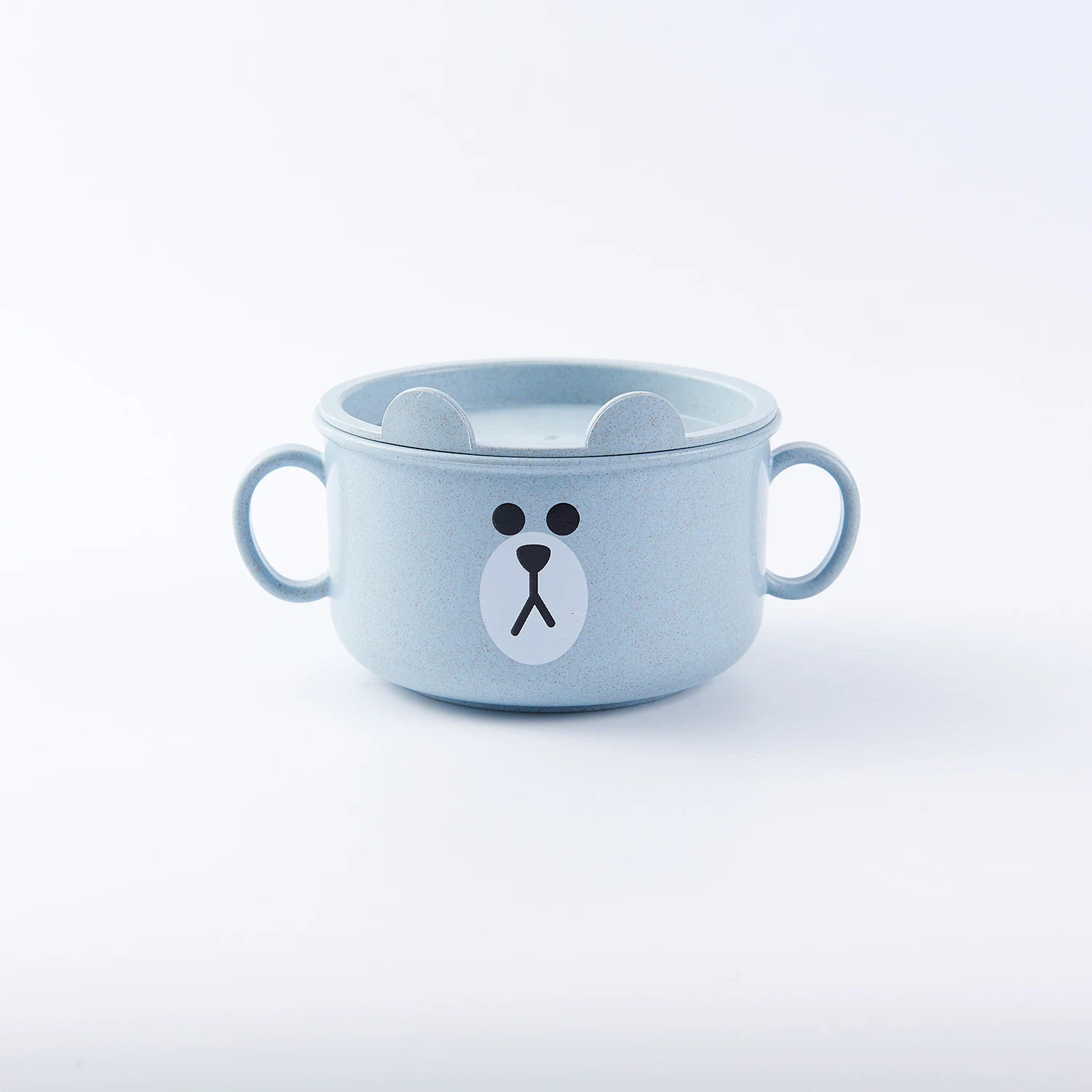 Title 6, Childrens 3D Cartoon Wheat Straw Feeding Bowl,...