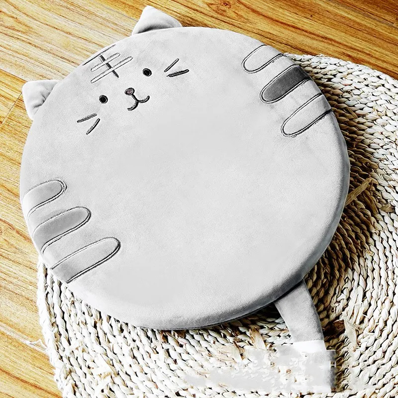 Sofá japonés de dibujos animados con forma de gato para estudiantes Asiento acolchado de dormitorio Cómodo y lindo, ideal para descansar y estudiar. — foto 1