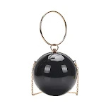 Borsa Rotonda Piccola in Acrilico da Donna, un accessorio alla moda e versatile. Perfetta per portare con te l'essenziale con stile ed eleganza. — foto 7
