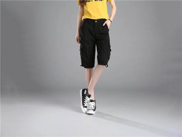 Title 2, Casual Broek Los Overknee Cropped Multicolor Pl...