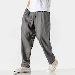 Men's Linen Summer Straight Trousers Breathable Lightweight Comfortable Perfect for Warm Weather Stylish Casual Wear. — photo 3
