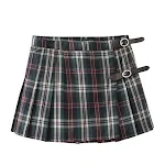 Saia Plissada Americana Bm Meio Corpo Cintura Alta Xadrez Mini Saia Ideal para um Visual Elegante e Confortável, Perfeita para Você — foto 8