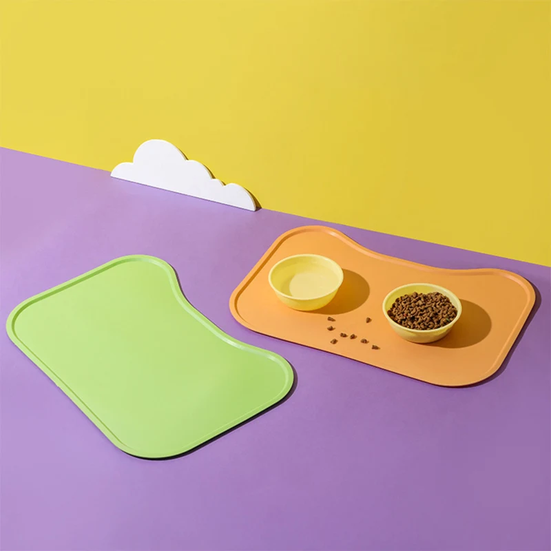 Title 2, Silicone Placemat Pet Feeding Dog Cat Bowl Food...