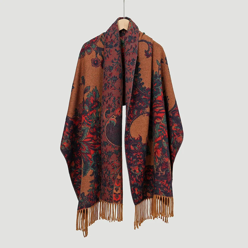 Title 10, All-matching Cashmere-like Thick Warm Scarf