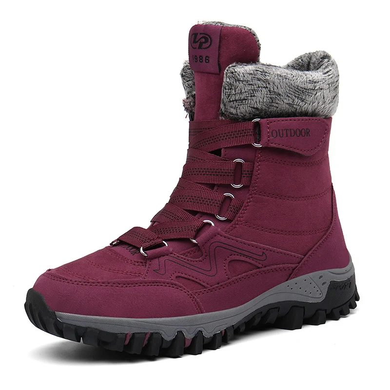 High-top warm and velvet cotton shoes. Experience ultimate comfort and style during winter. Keep your feet warm and fash — photo 7