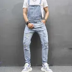 Men's Slim Ripped Strap Skinny Trousers for a modern look. Stylish, comfortable skinny trousers with ripped details and — photo 12