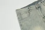 Men's Printed Washed Worn Jeans Comfortable Fit Classic Denim Trousers Casual Style Perfect for Everyday Wear and a Rela — photo 11