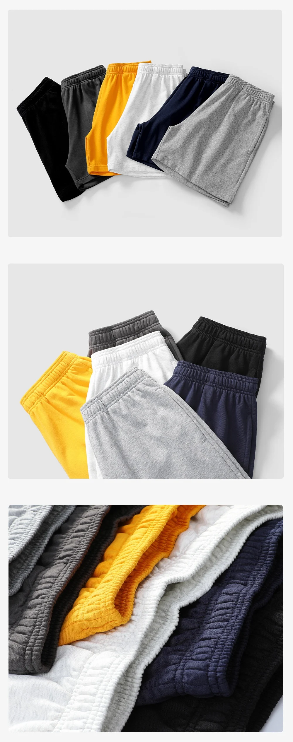 Title 2, Relaxed-fit neutral five-point casual shorts fe...