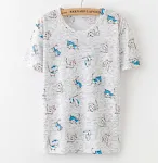 Fruit Cartoon Pattern Printing T-shirt, perfect for a fun and fresh style. Comfortable, breathable, and ideal for summer — photo 21