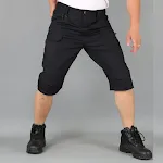 Macacões Duráveis e Confortáveis para Trabalho e Lazer, Calças Camufladas com Elasticidade, Shorts Táticos Masculinos. Versatilidade e Ajuste. — foto 2