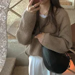 Casual Crescent Shaped Dumpling Bag Soft Skin One Shoulder, Perfect Everyday Use, Comfortable and Stylish, Lightweight a — photo 5