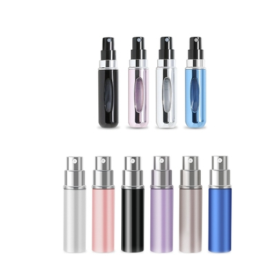 Title 2, Portable Mini Aluminum Refillable Storage Bottl...