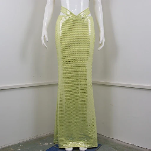 Title 9, Vest Exposed Navel Fishtail Dress Suit