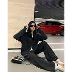 Black And Gray Pants