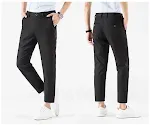 Casual Cropped Pants Men's Spring And Autumn Slim Fit Skinny Business Men's Suit Pants Korean Fashion Style — photo 7