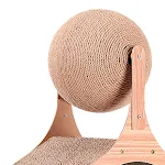 Scratching Ball Interactive Pet Toy Cat Scratcher Toy for Claw Grinding Climbing — photo 5