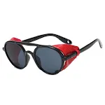 Bright black red grey