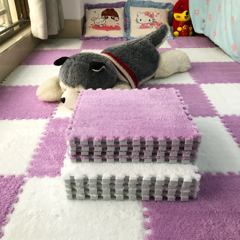 Title 4, Large Area Room Cube Floor Mats Beside The Bed....
