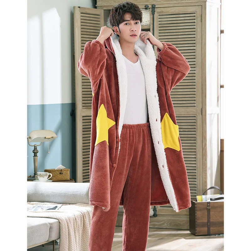 Title 1, Mens Nightgown for Outdoor Winter Wear Stay Wa...