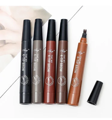 Title 2, Four-Forked Water Eyebrow Pencil with four head...
