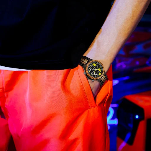 Title 6, Herren -Retro -Quarz -Multifunktions -Uhr -Set