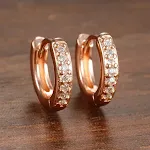 E1014 Rose Gold White 2PCs