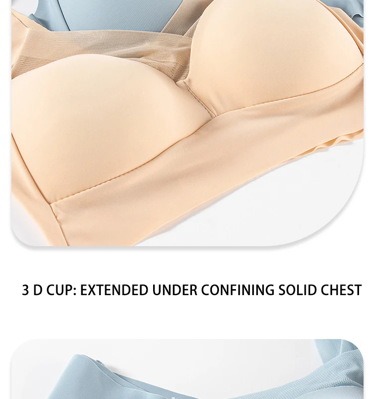 Title 16, Plus Size Underwear Wireless Beauty Back Bra Th...
