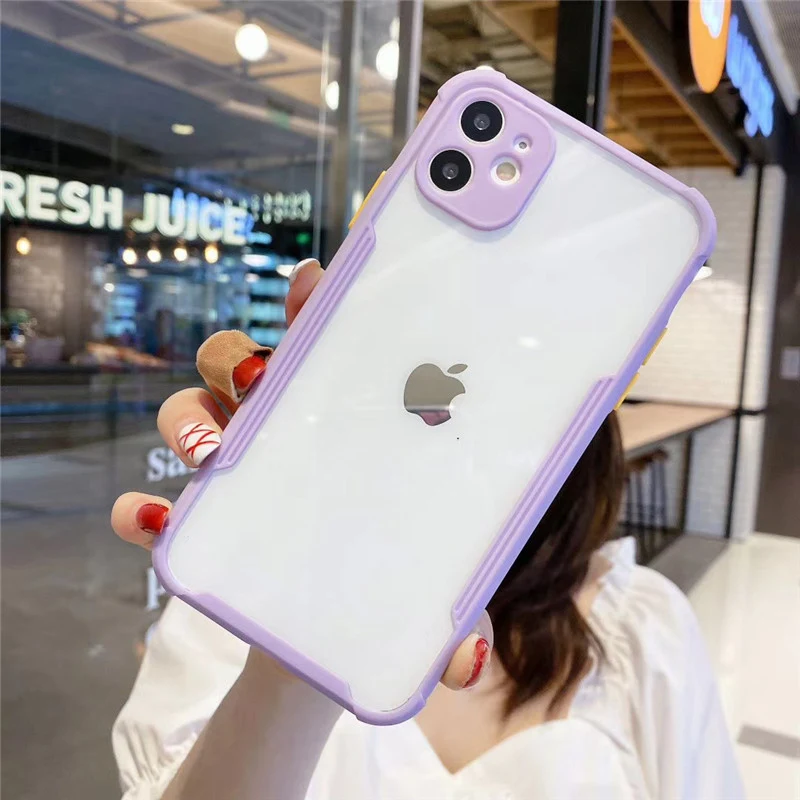 Title 1, Non-slip transparent acrylic mobile phone case....