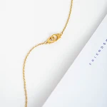 Colar de algemas em aço inoxidável para casais, personalizado, moda europeia e americana, perfeito para demonstrar amor. — foto 2