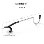 Multifunctional Outdoor Camping Light Pole with Non-slip Mini Hook, Stainless Steel, providing convenient and safe illum — photo 2
