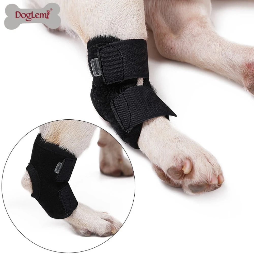 Title 15, Pet Knee Pads Dog Support Brace for Leg Hock Jo...