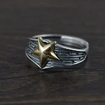 Anel de dedo indicador em prata S925 estilo tailandês vintage, ajustável, elegante e perfeito para um visual boêmio. — foto 9