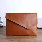 Leather Upgraded Men's Style Business Casual Fashion Hand-held Envelope File Bag, stylish and functional, perfect for wo — photo 18