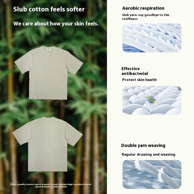 Camiseta Unissex Antibacteriana Respirável com Proteção Ambiental, Gola Redonda e Cor Lisa. Conforto e frescor para uso diário e atividades ao ar livre — foto 10
