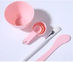 Six-Piece Portable Solid Color DIY Mask Bowl Tool Set for easy and convenient preparation and application of facial mask — photo 5