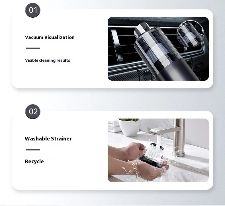 Title 5, Super Suction Car Vacuum Cleaner Powerful Porta...