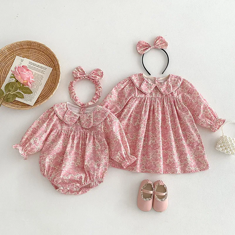 Title 5, Meisjes jumpsuit met poppenkraag romperjurk, id...