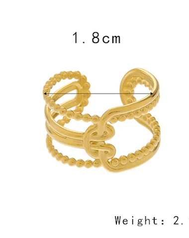 Anel Envolvente de Esqueleto de Aço Inoxidável Personalizado para Mulheres Adicione um toque de moda exclusivo e personalize seu estilo com esta joia marcante