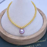 Pulseira redonda simples de prata para moda feminina, um acessório elegante e minimalista para uso diário, complementando qualquer look. — foto 9