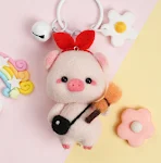 Wool Felt Poke Poke Material Bag for DIY Handmade Pendants Key Chains Jewelry Accessories, Crafting Supplies Kit — photo 9