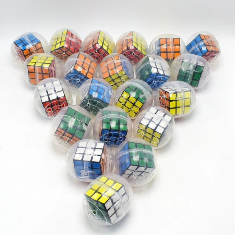 Quebra-cabeça Ovo Transparente Bola Conectada Cubo Mágico Brinquedo Moeda Oval Desafio Lógico Divertido e Educacional para Crianças — foto 4