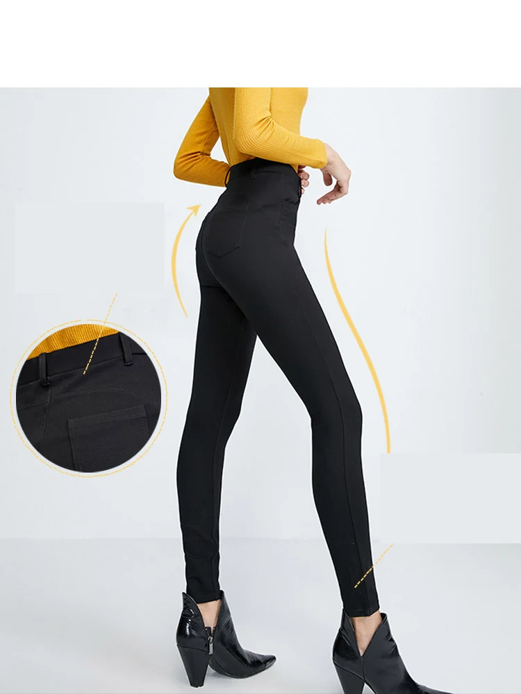 Pantalones exteriores de vestir para mujer, versátiles y cómodos. Perfectos como base, ideales para combinar con cualquier prenda superior. — foto 4