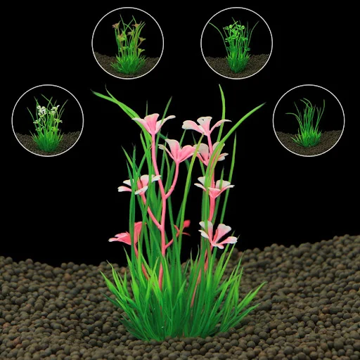 Artificial Aquarium Plants Aquatic Green Plant Aquarium Fish Tank Decoration 13cm Height Decoration Aquarium — photo 6