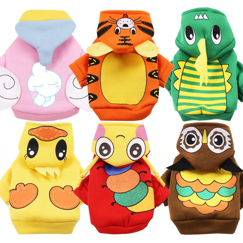 Cartoon Dog Clothes Autumn And Winter Cute Hoodie, a warm and comfortable outfit for your furry friend, perfect for keep — photo 7