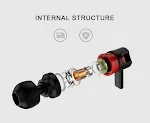 PTM T2 In-Ear Headphones with universal line control and microphone, noodle cable design for mobile phones. Enjoy clear — photo 13